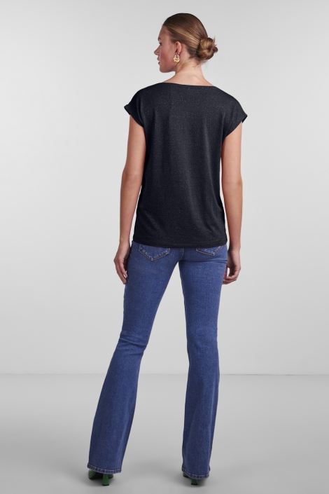 Pieces pcbillo tee lurex stripes jrs noos